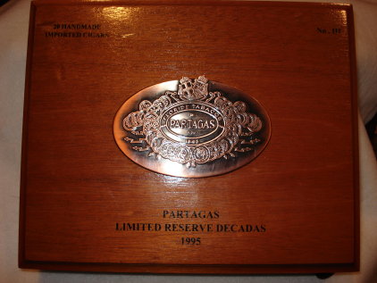 Partagas Limited Reserve Decadas Cigar